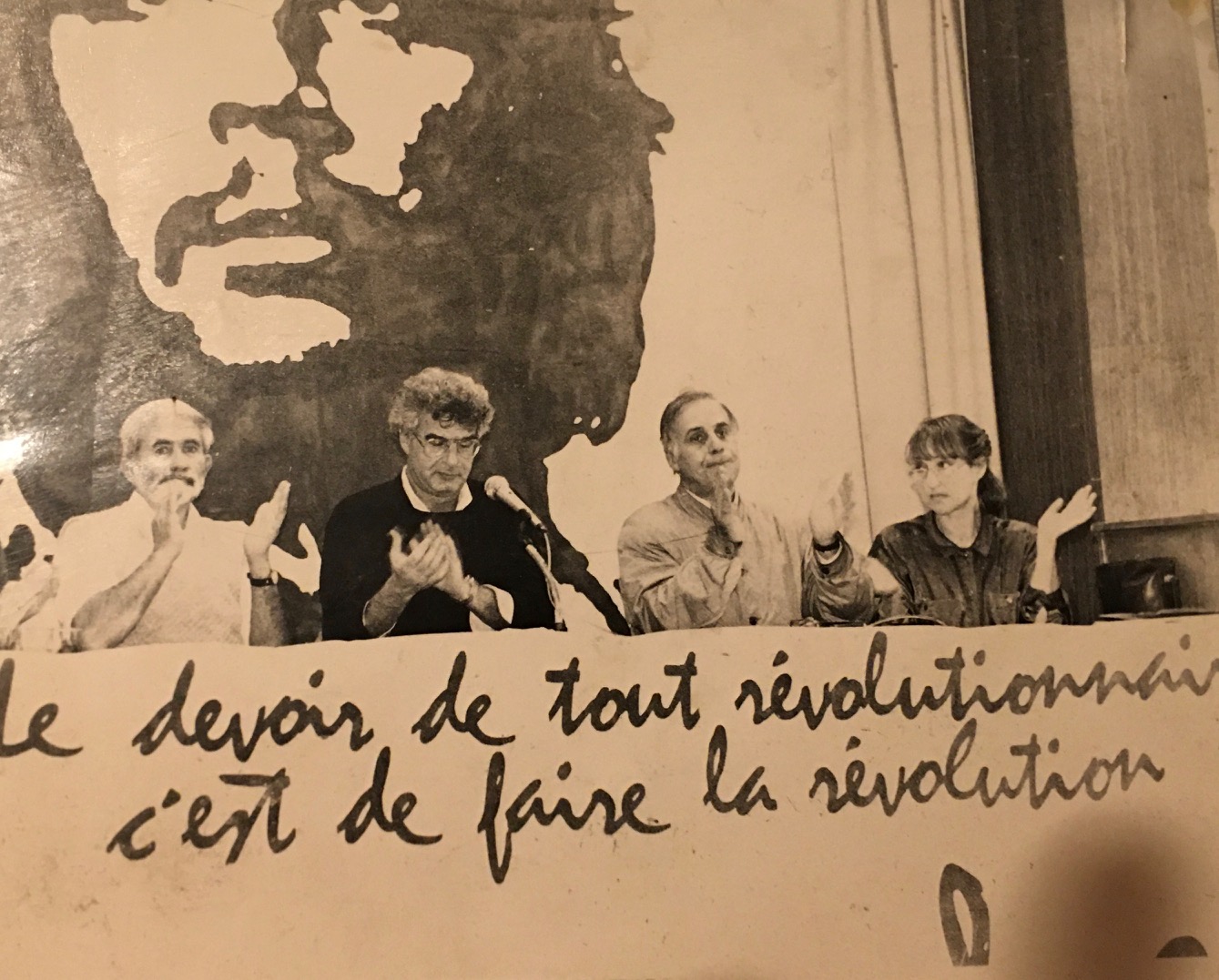 Anniversaire de la mort du Che, avec Raùl Sendic.